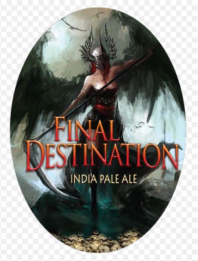 Final Destination Logo - Rails & Ales Altoona